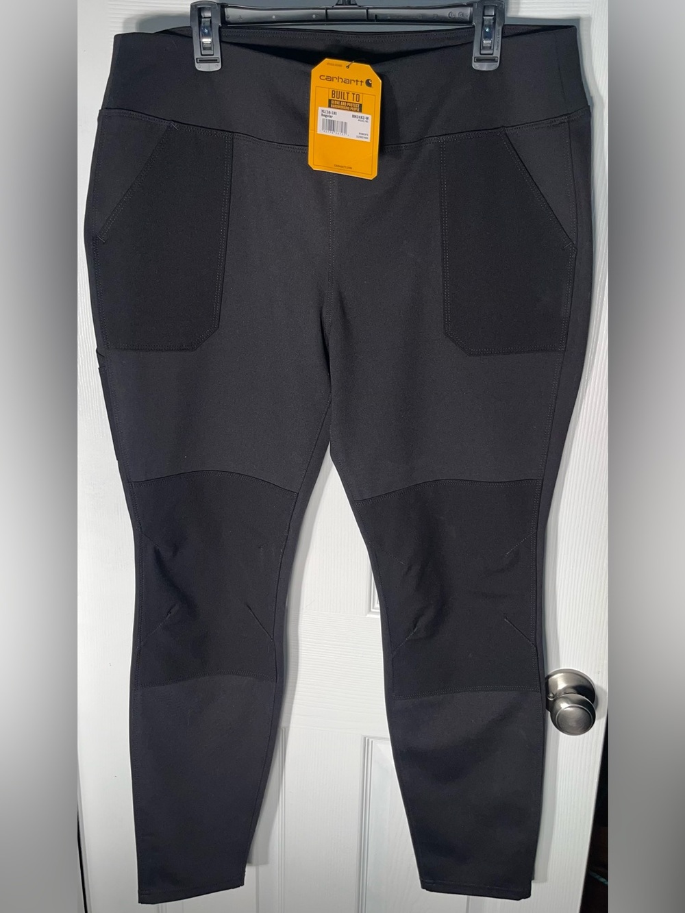 Carhartt Women’s Force Fitted Midweight Utility Legging Black Size XL